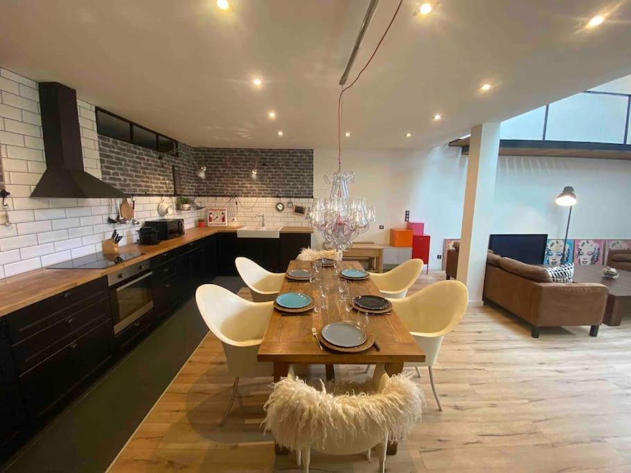 Rare ! Loft Atypique Centre-Ville Parking Jardin Reims Exteriör bild